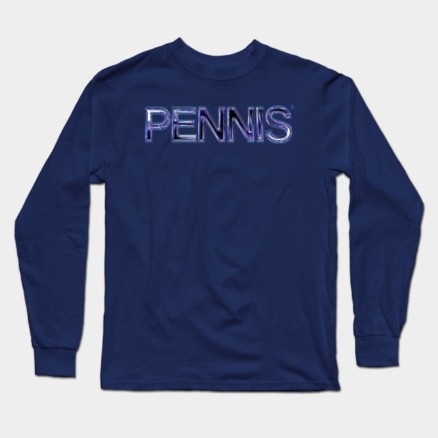 JCP Pennis Chrome Long Sleeve T-Shirt by JC and the Pennis Band